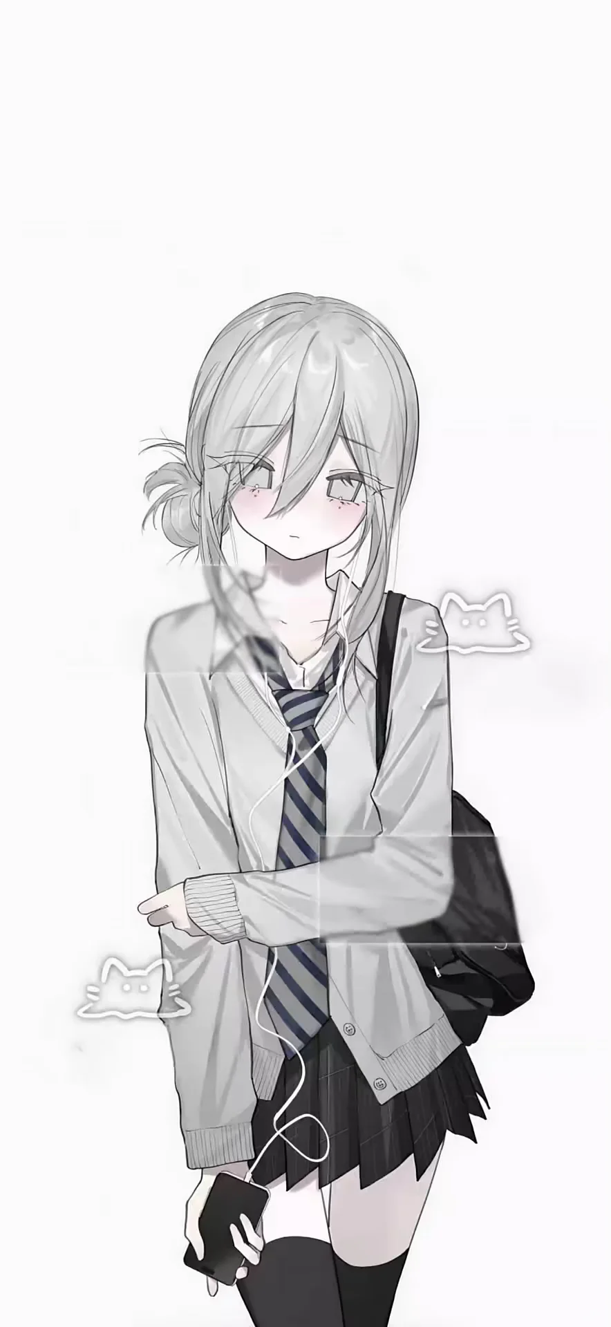 Share|权威黑白漫稿壁纸