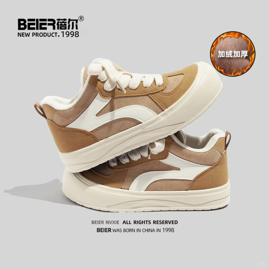 这双加绒高帮板鞋真的好有少年感！