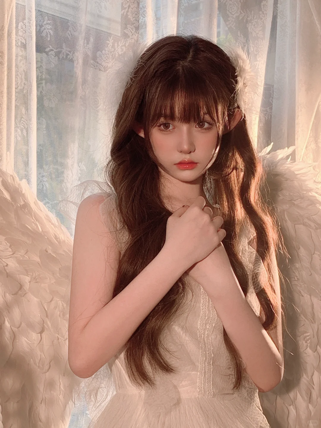 折翼天使，她带着爱神之光坠落人间～👼🏻