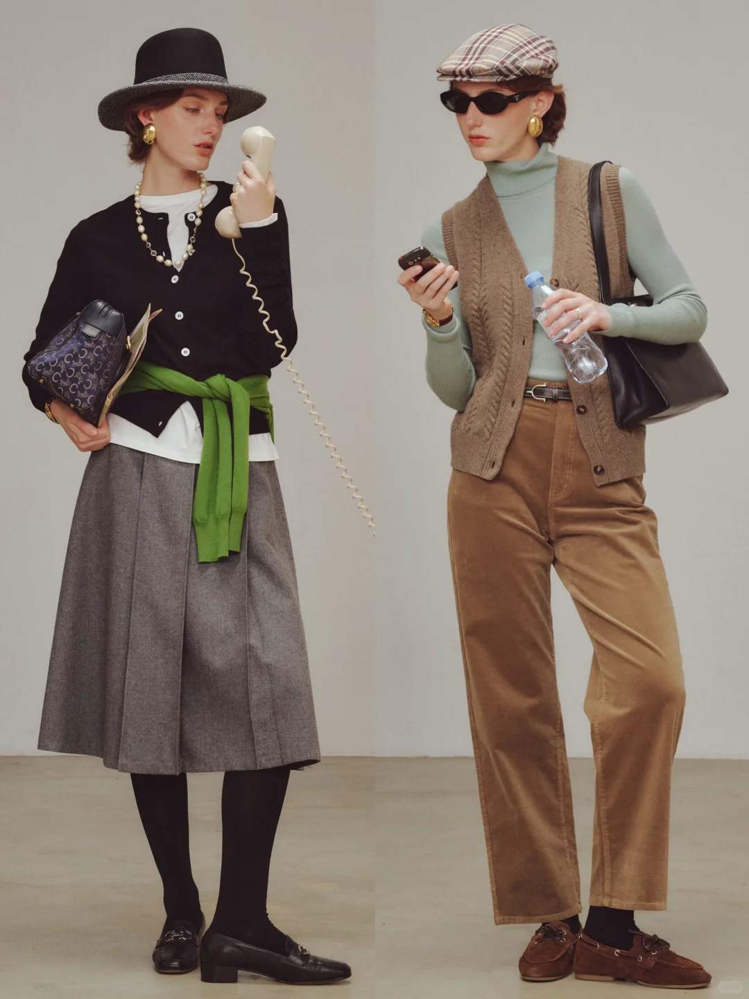 “90年代时尚编辑”知识分子穿搭：三所Vintage