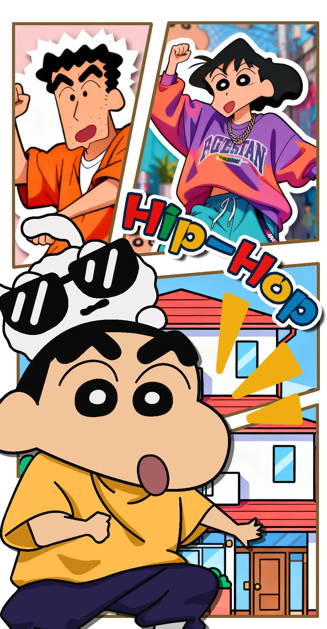 蜡笔小新可爱套图壁纸