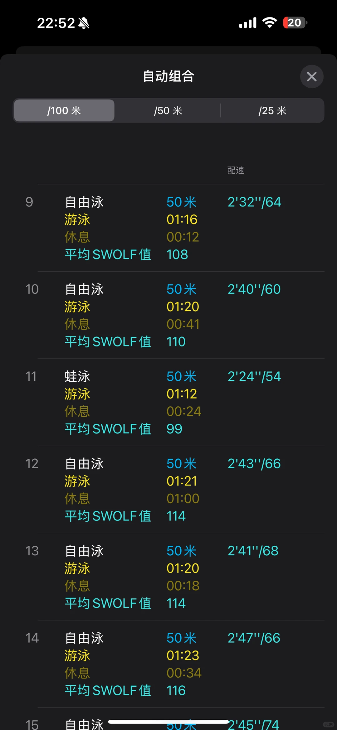 泳无止境🏊🏻‍♀️今日大馆1500m，大馆你真棒