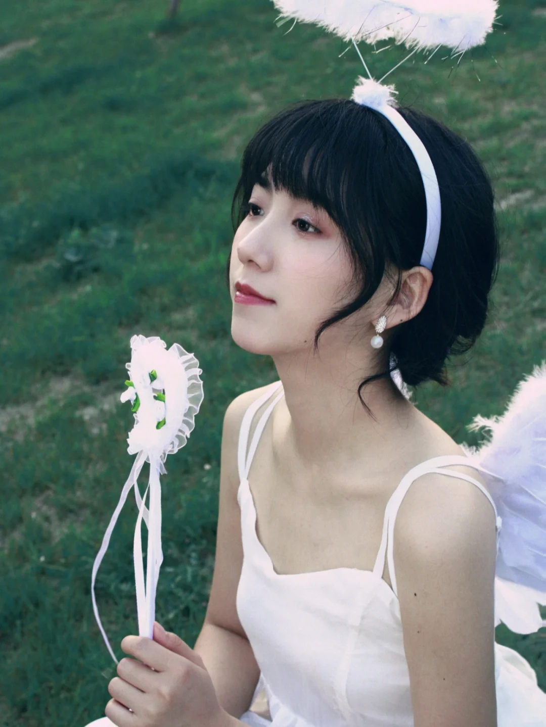 天使降落🧚｜挥着翅膀的女孩👧