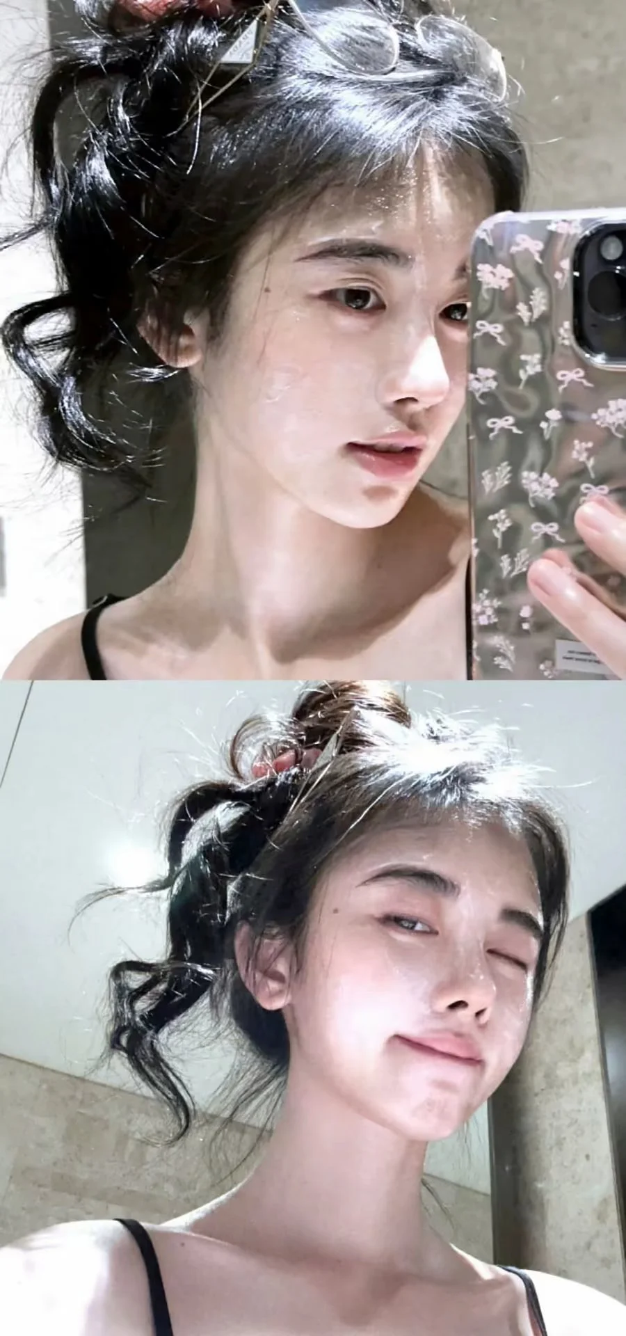 鞠婧祎素颜永远抗打！