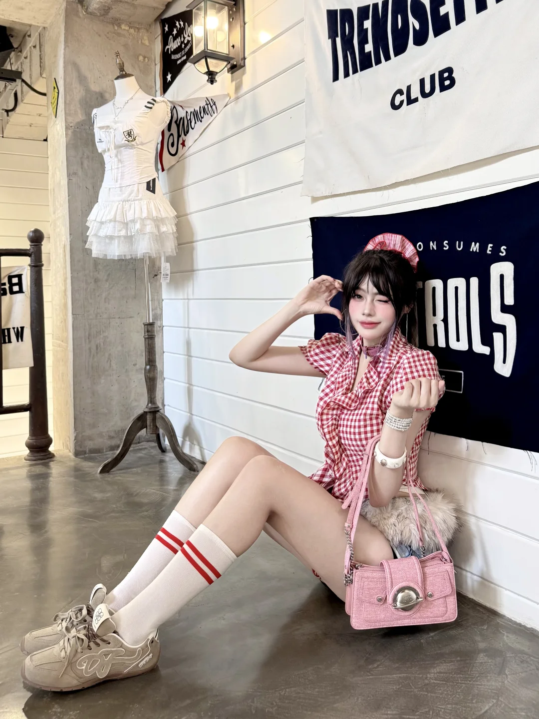 DF | 夏日女高穿搭❤️复古薄底鞋好美