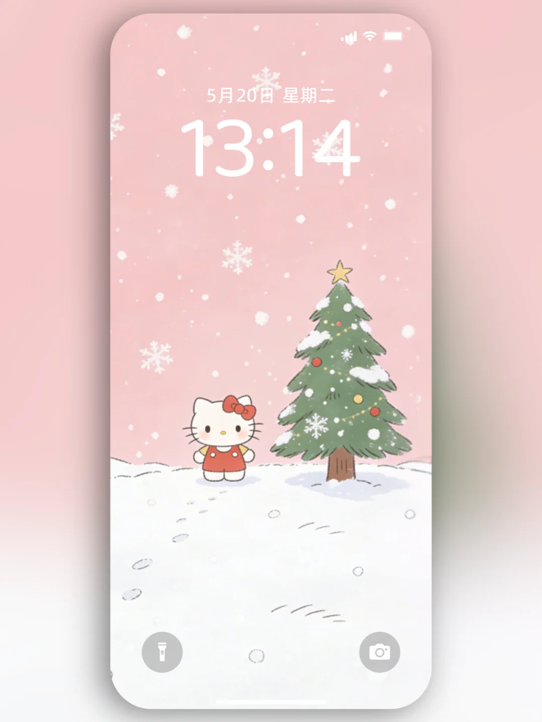 ❄️Hello Kitty的冬日氛围 |壁纸