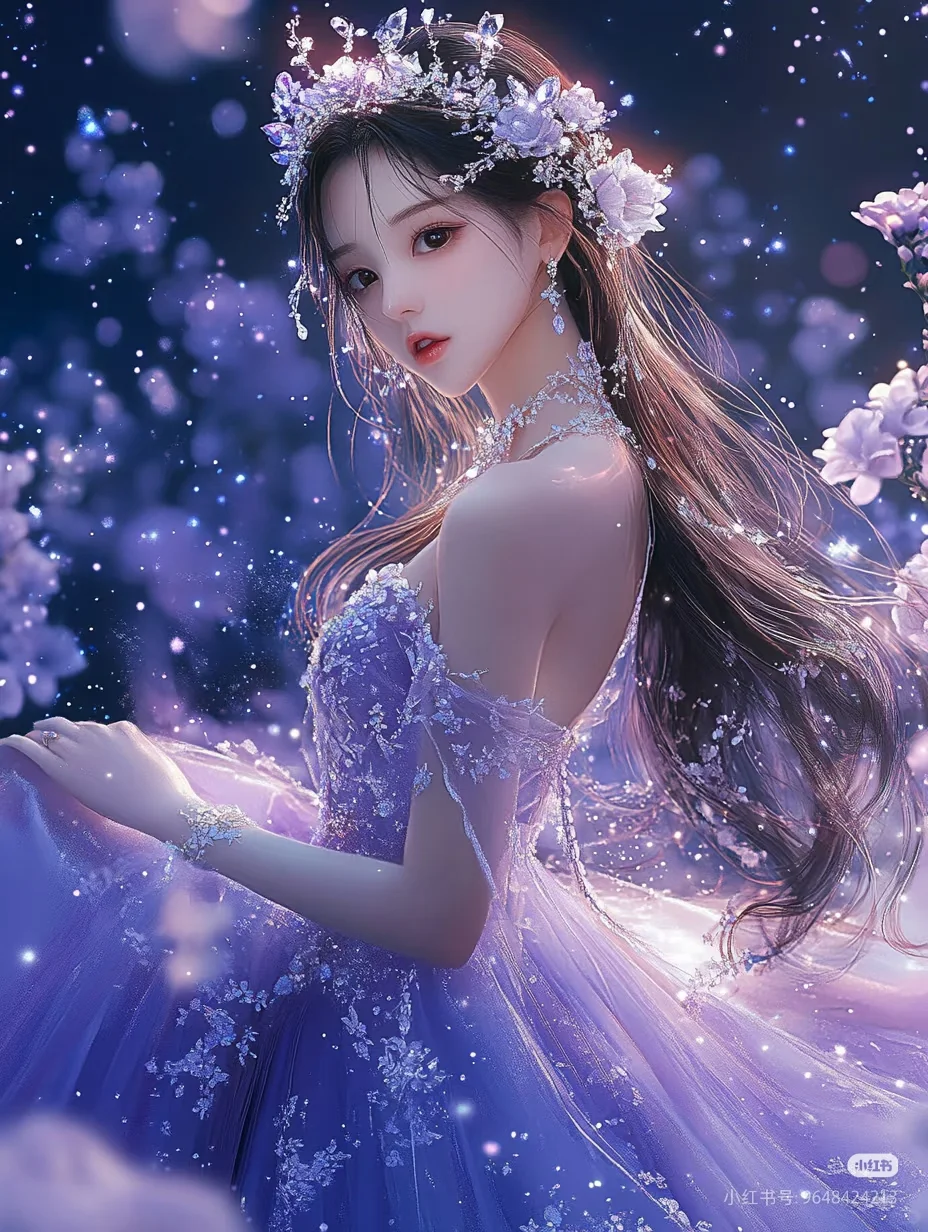 梦幻| 紫色 唯美动漫头像贴纸