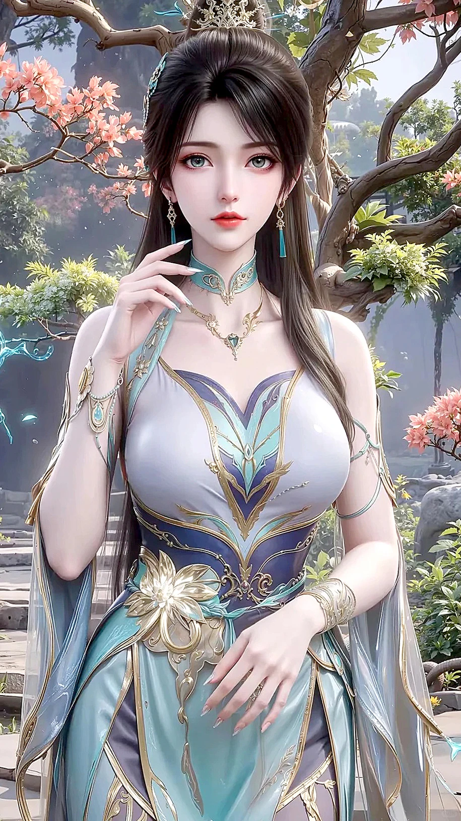 女神壁纸｜青鳞斗破苍穹手机动漫手机壁纸