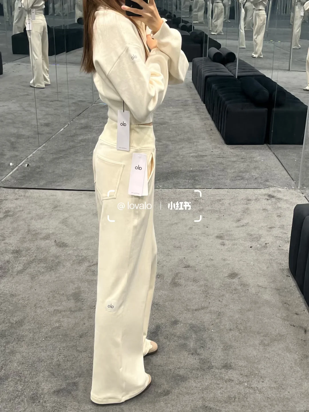 秋冬Alo卫裤上身有点绝呀！！