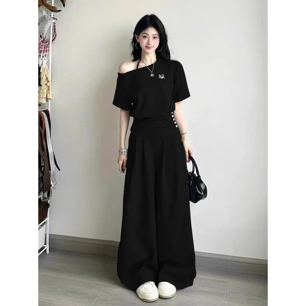 设计感休闲运动套装女夏季学生宽松韩版时尚