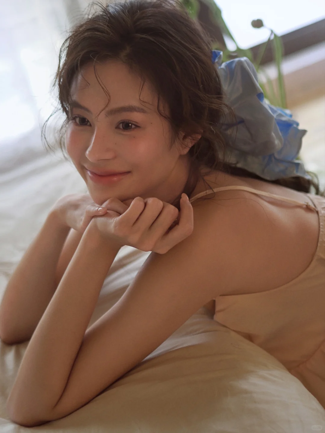 莫奈画🖼️里走出来的少女