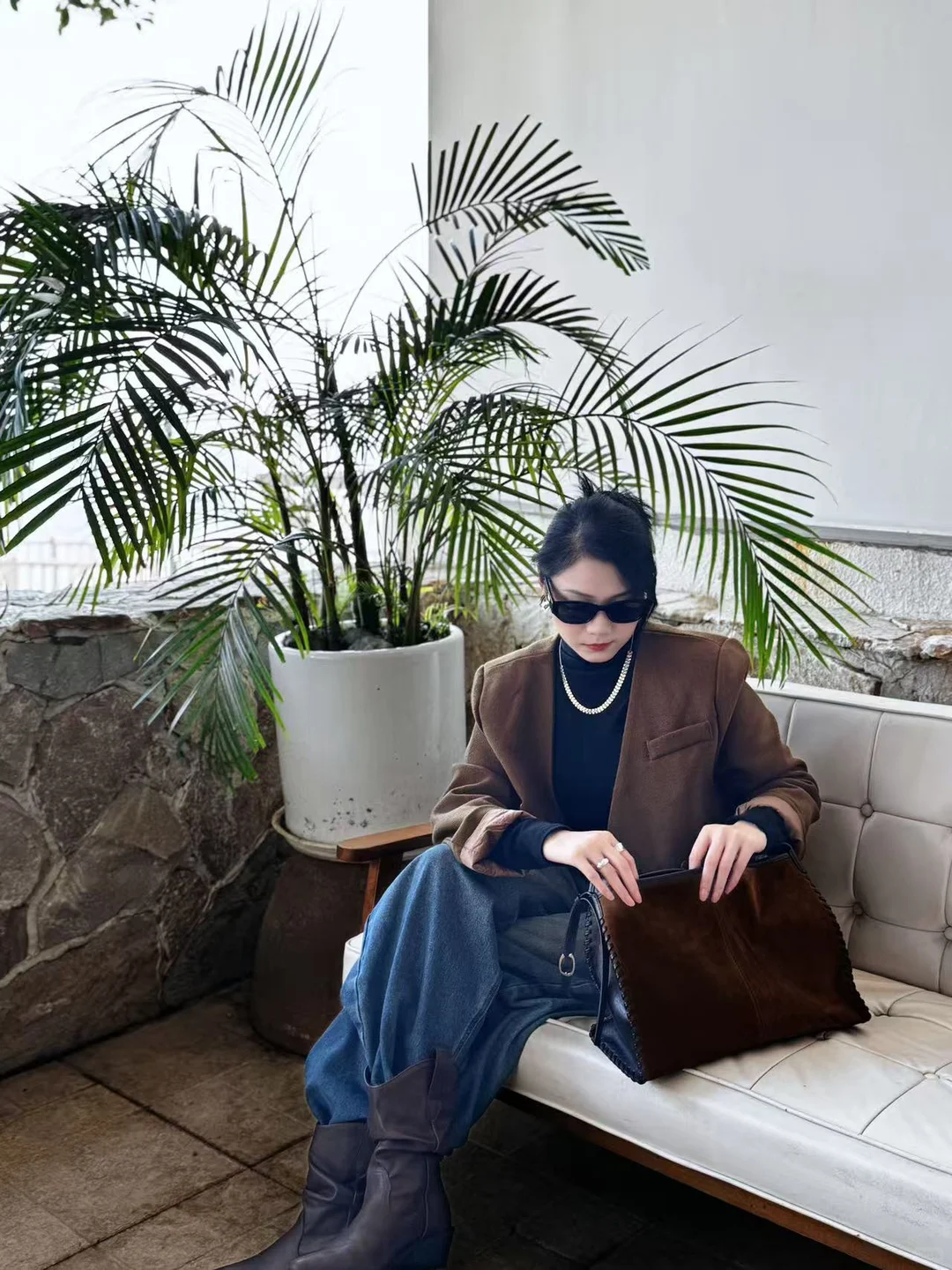 焦糖系松弛感｜把海边浪漫穿在身上🍂