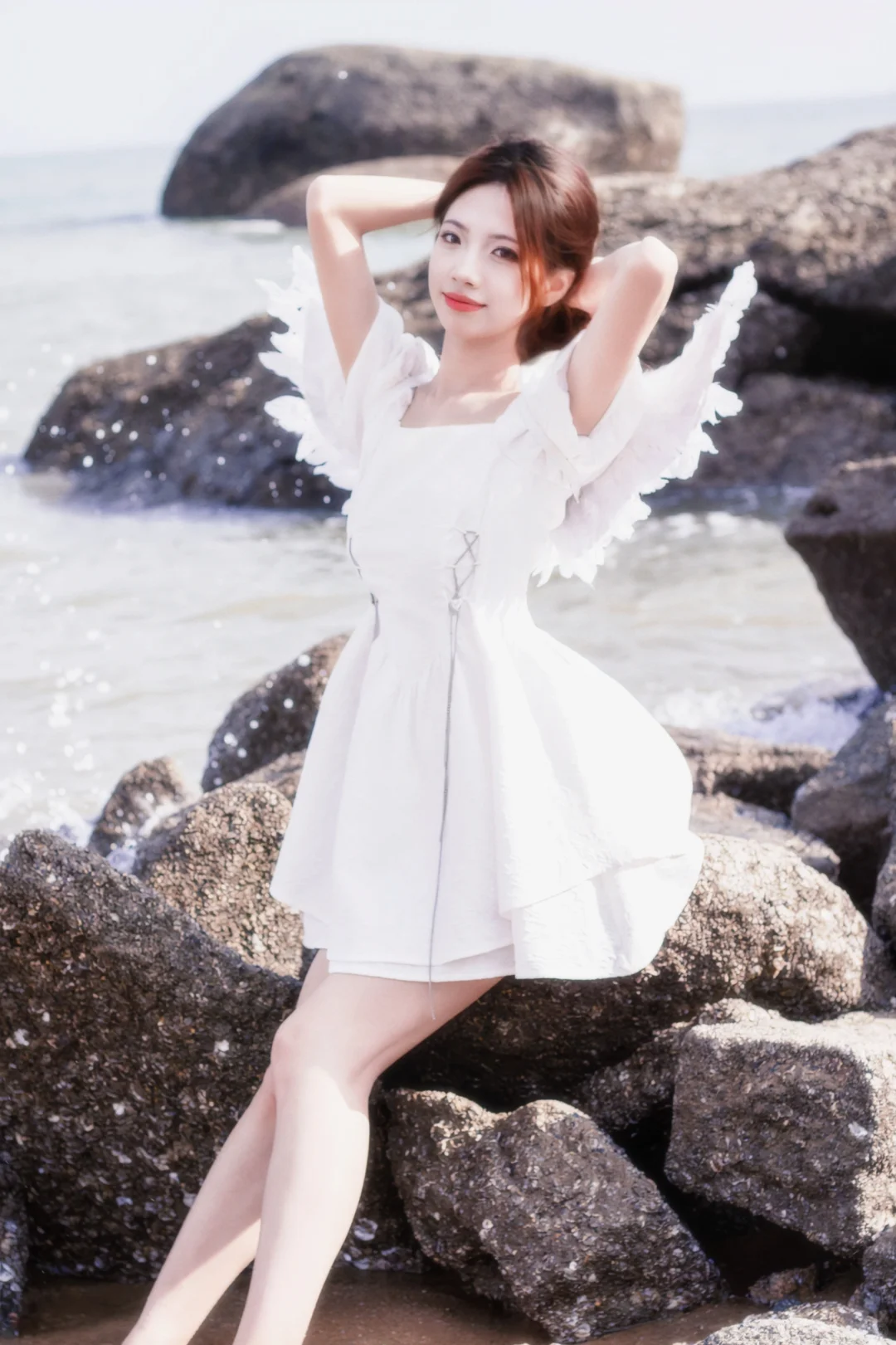 看！天使在发光！