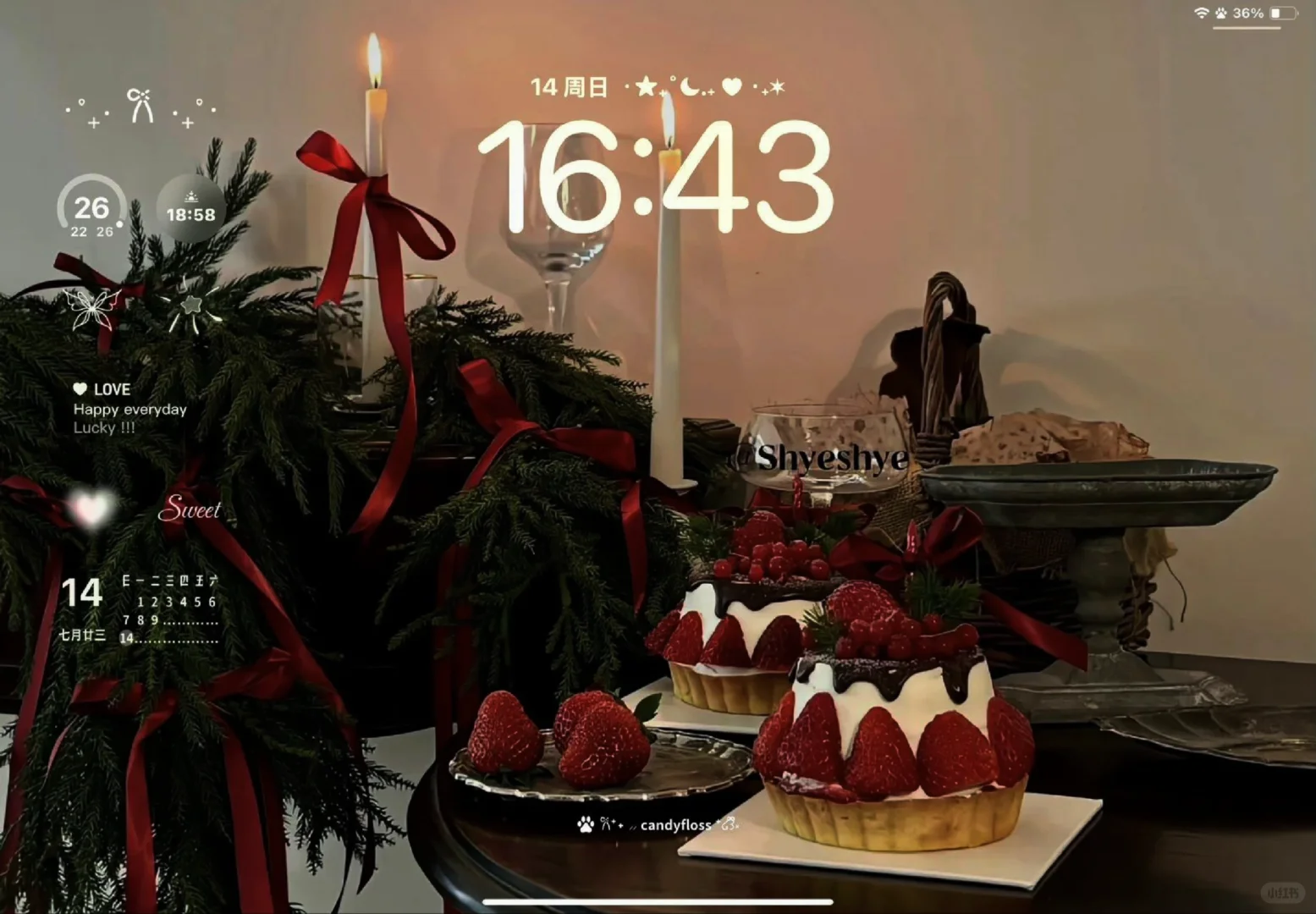 𝙎𝙝𝙖𝙧𝙚｜iPad电脑壁纸❄️