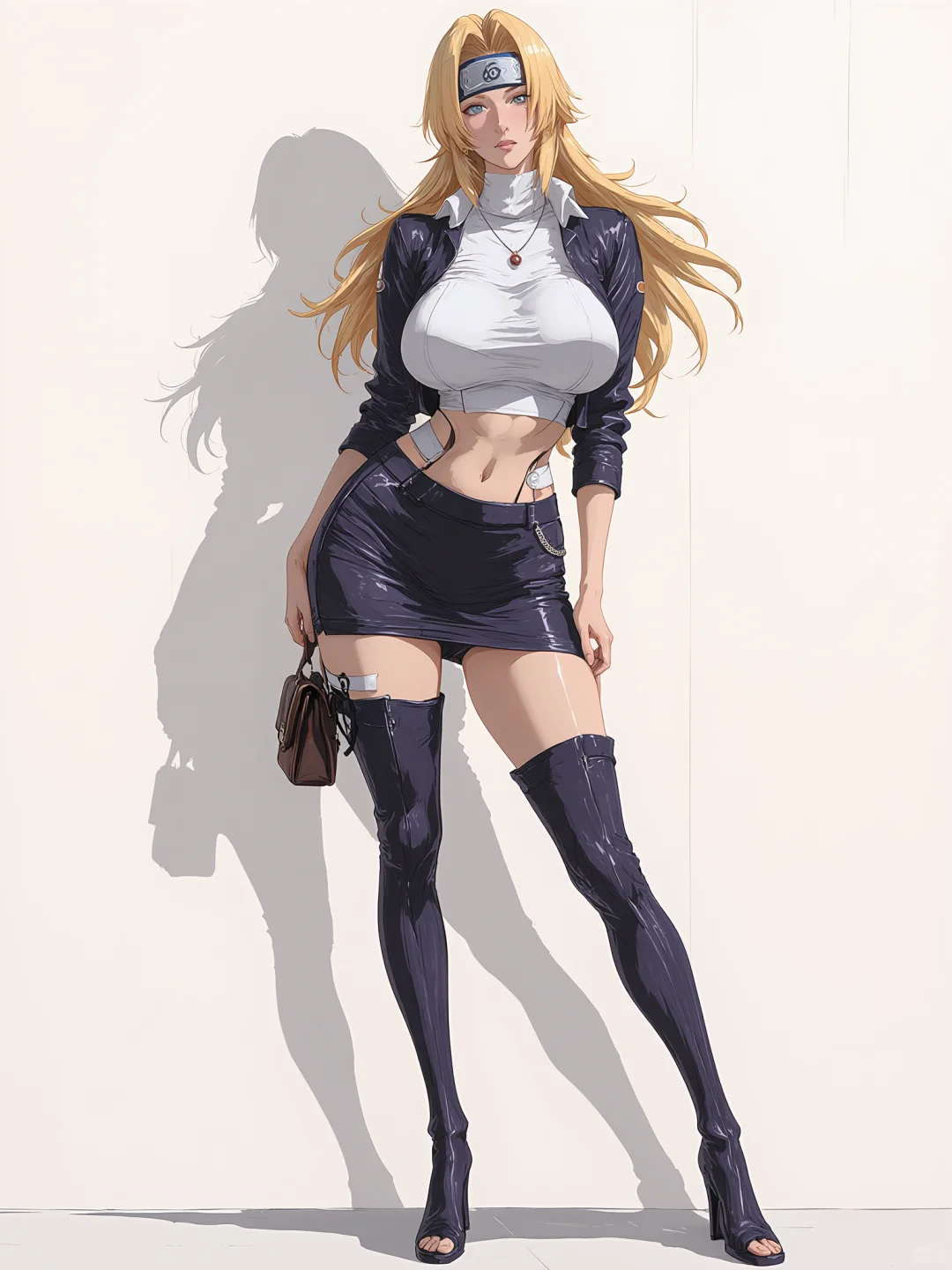 谁家妹子这么辣啊！纲手-不一样的穿搭