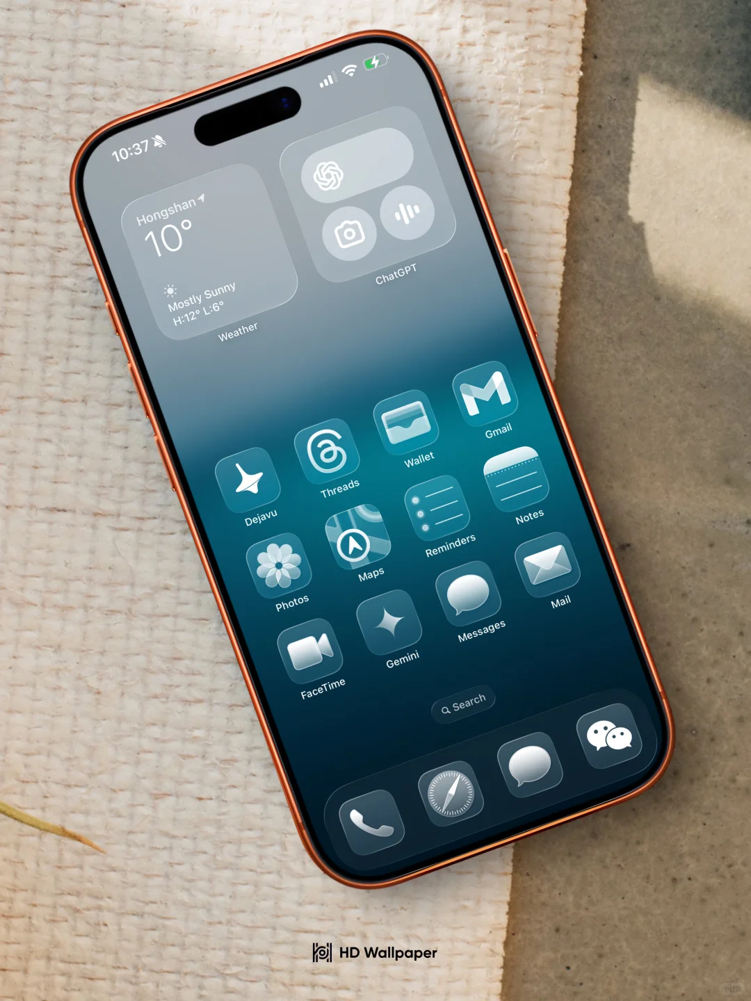 谁懂这个时间入水壁纸的高级感！｜iOS26｜1127