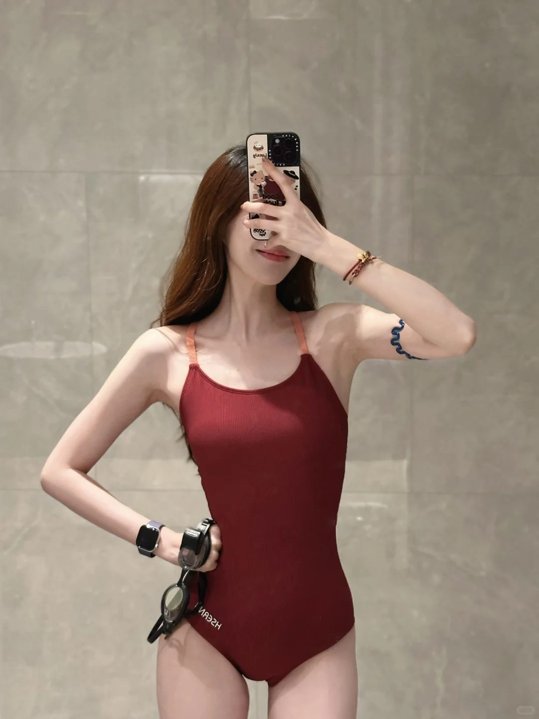 🎀 红色绑带泳衣很一般么……