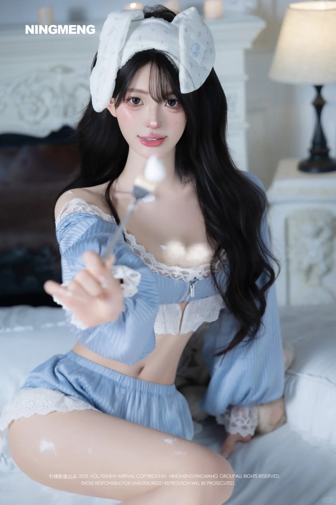 她好像很会拍纯欲风诶🐰居家氛围感杭州写真