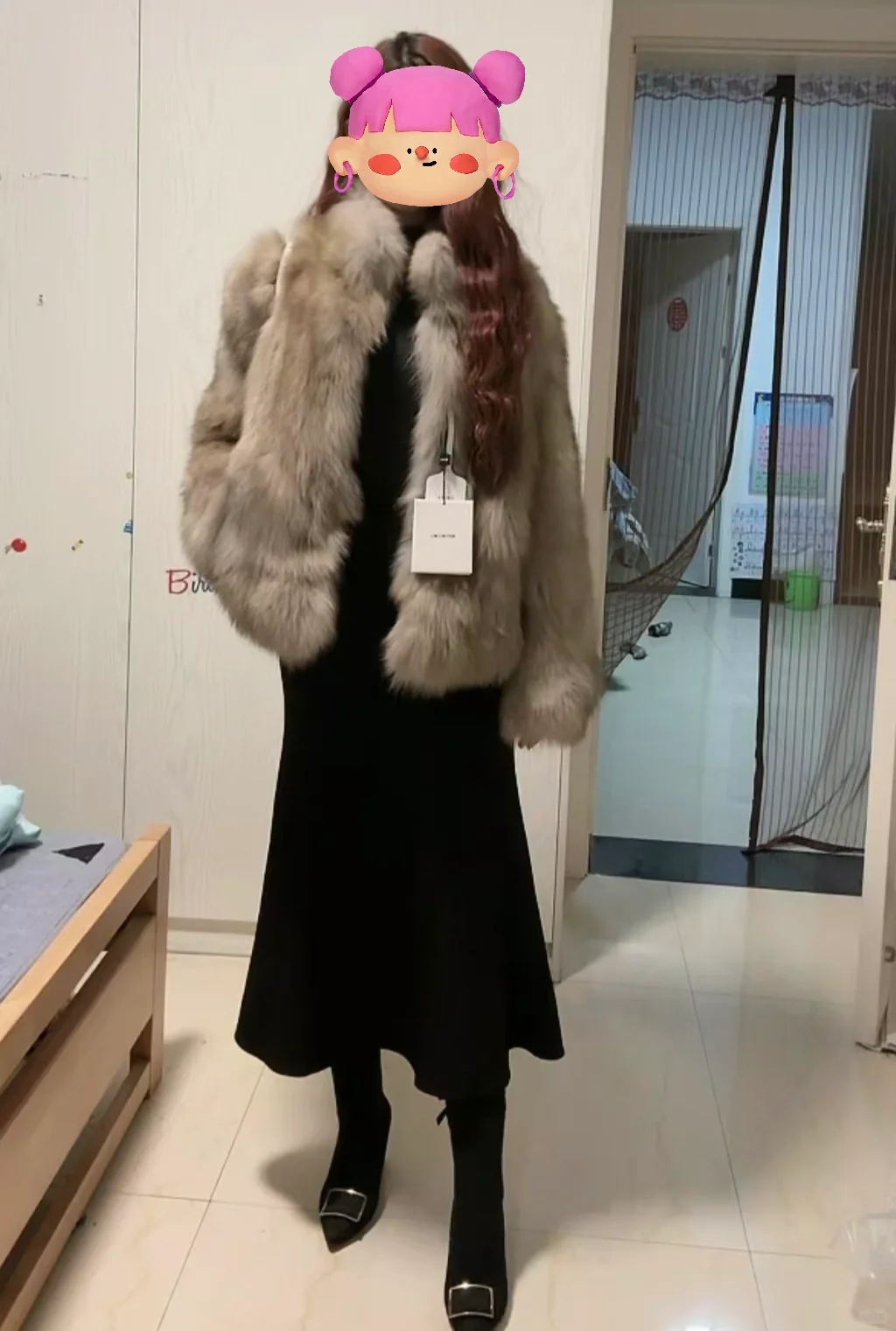 琳琳皮草韩女千金留不留啊