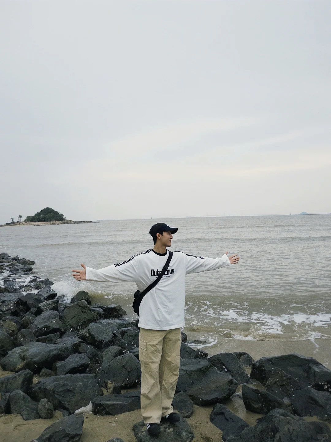 拍出海边活人感照片📷