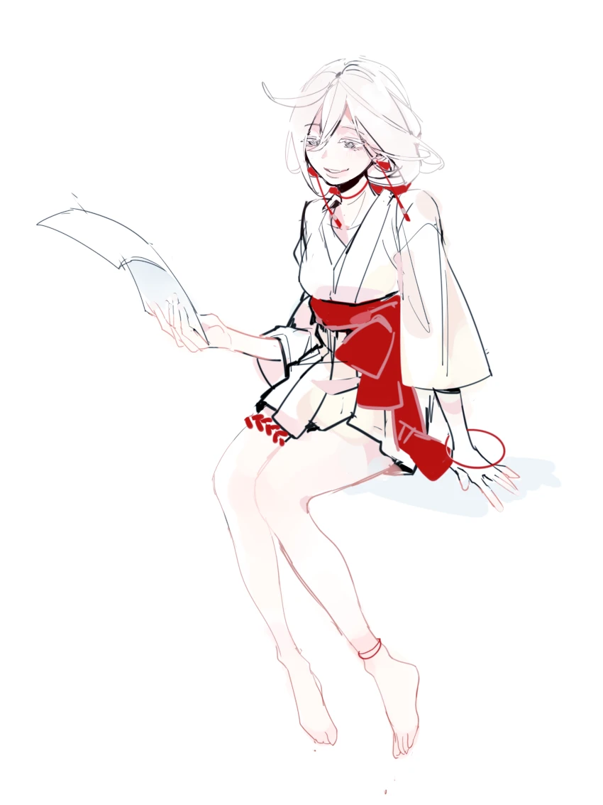 我就是喜欢画瘦瘦的手和肉肉的腿