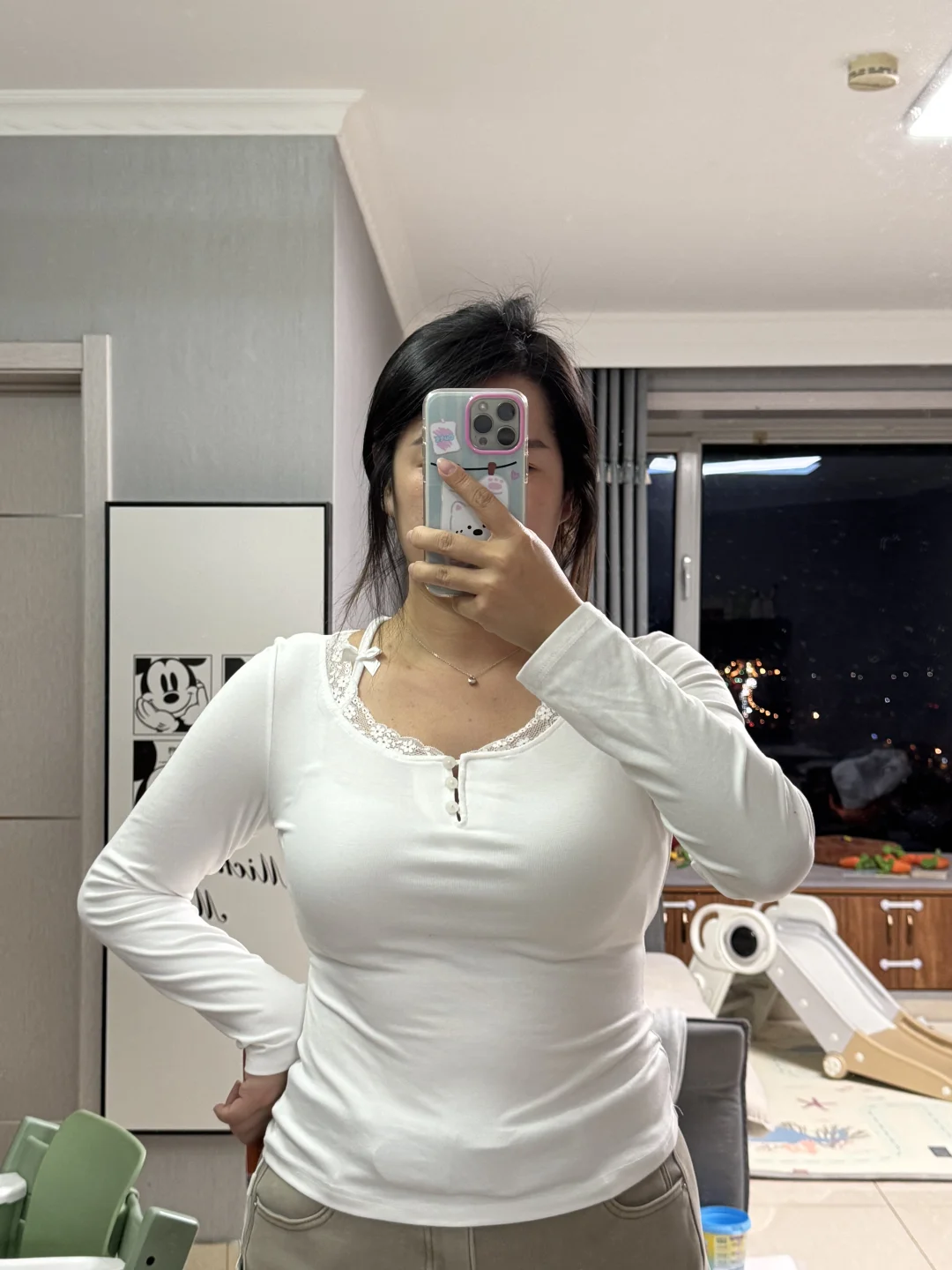 172cm 170斤买到的纯欲风小上衣！