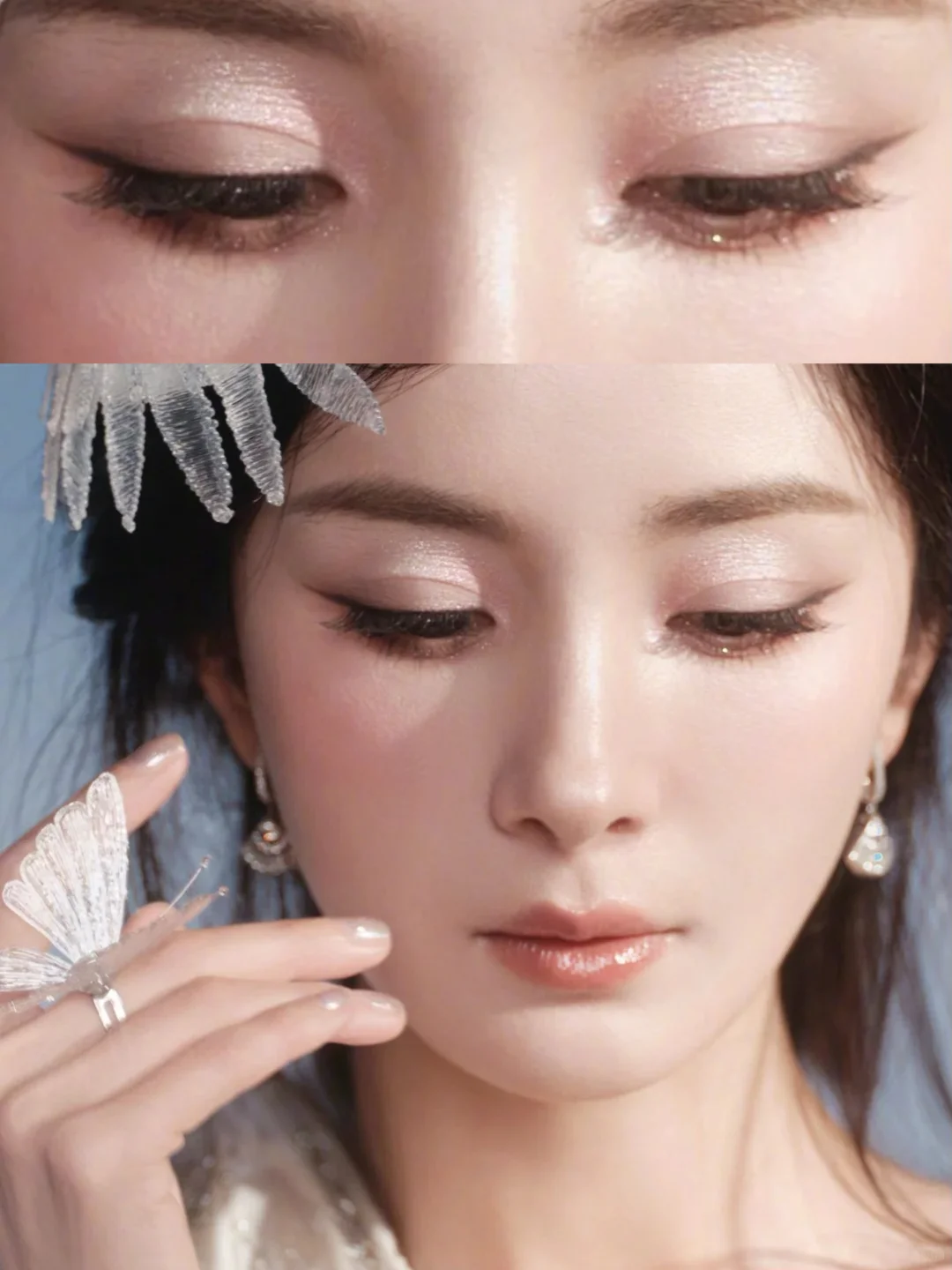 杨幂的桃花眼秘密武器 这睫毛让眼睛会放电