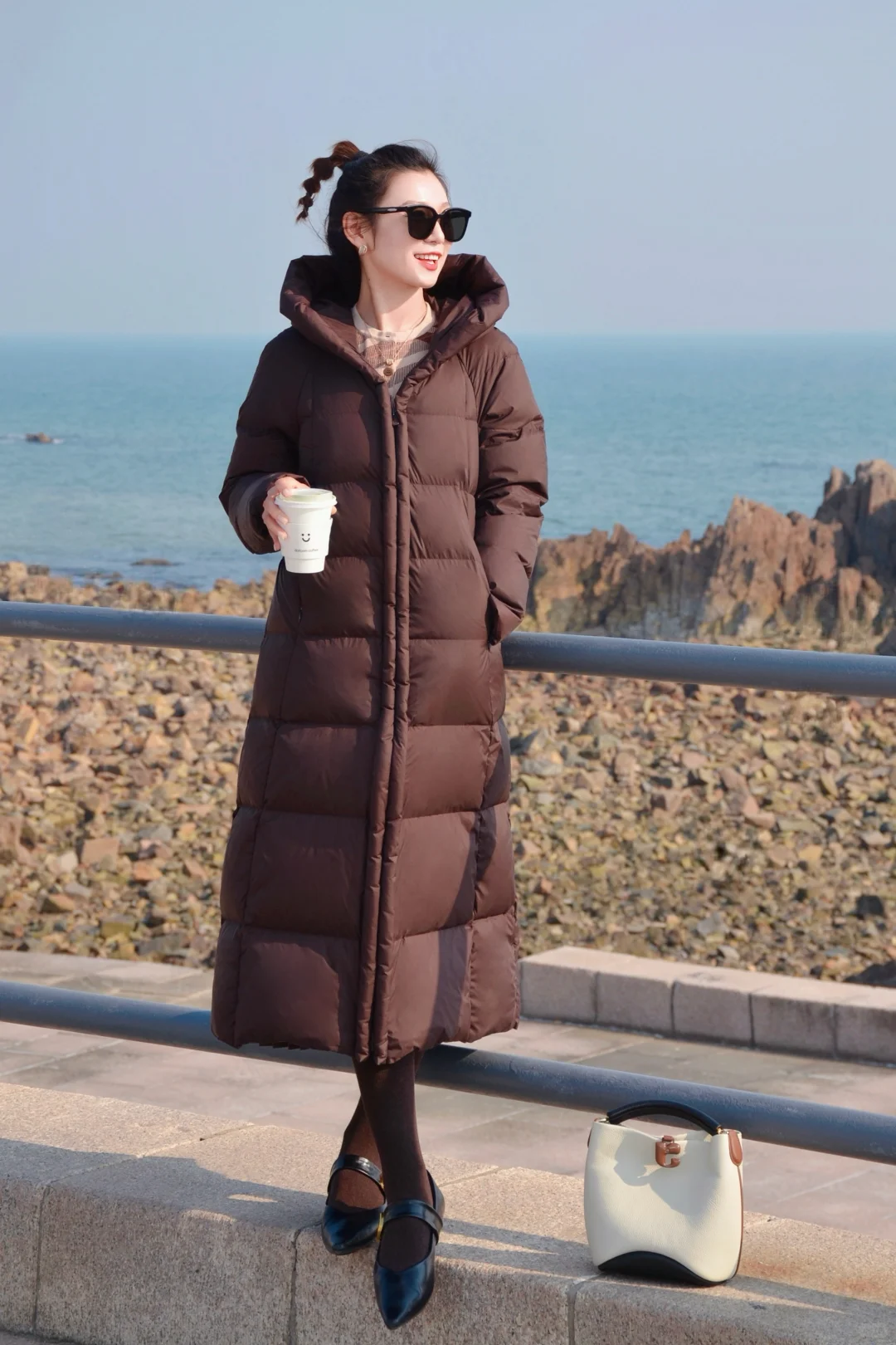 冬日海边|蓝色棕色好配啊