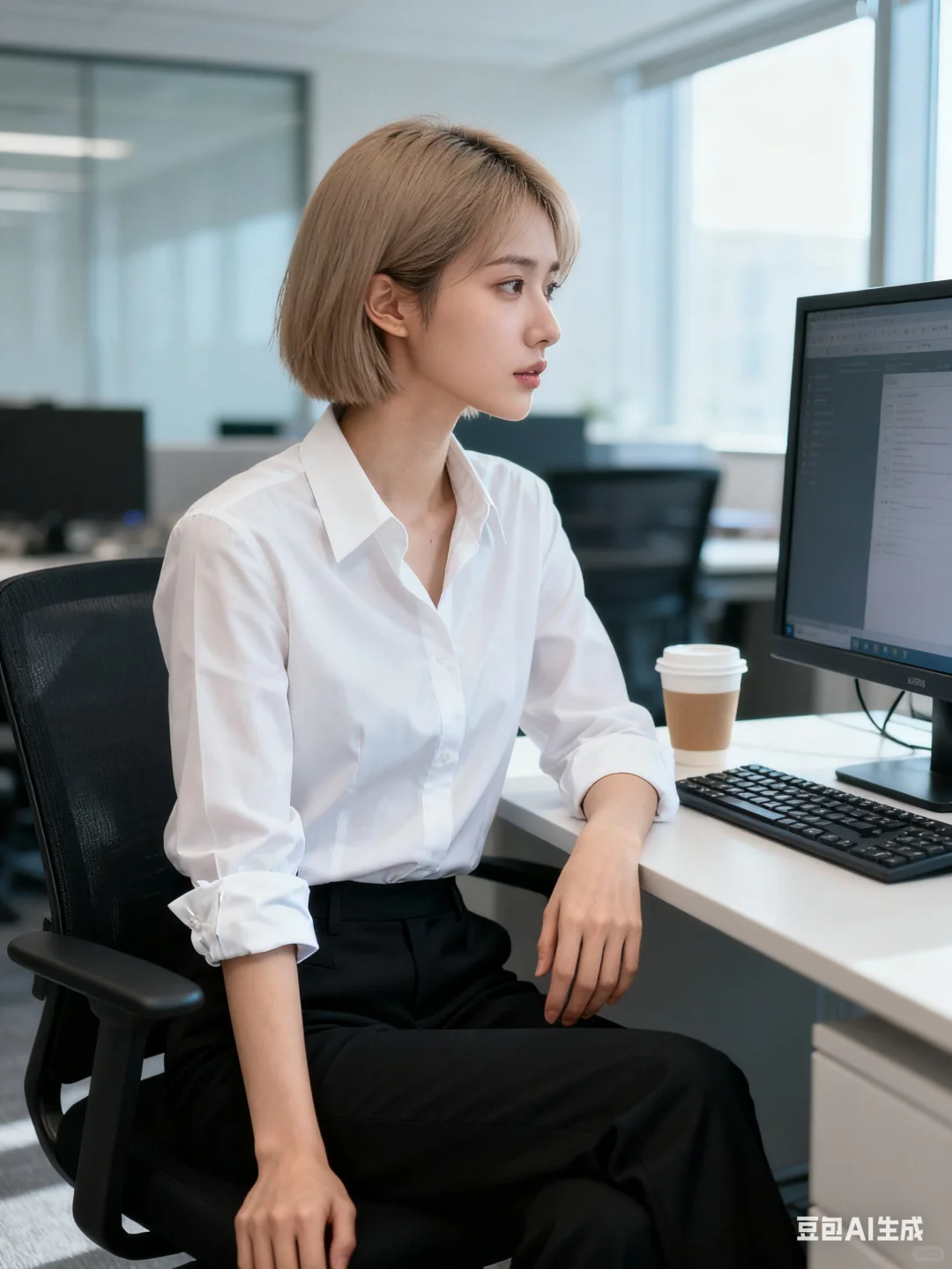 办公室制服也很赞