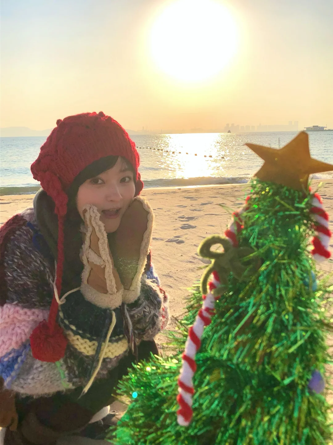 海边的圣诞氛围感🎄 | 青岛陪拍