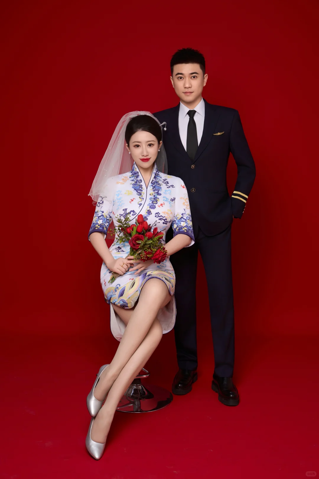 属于我们的红底照✈️