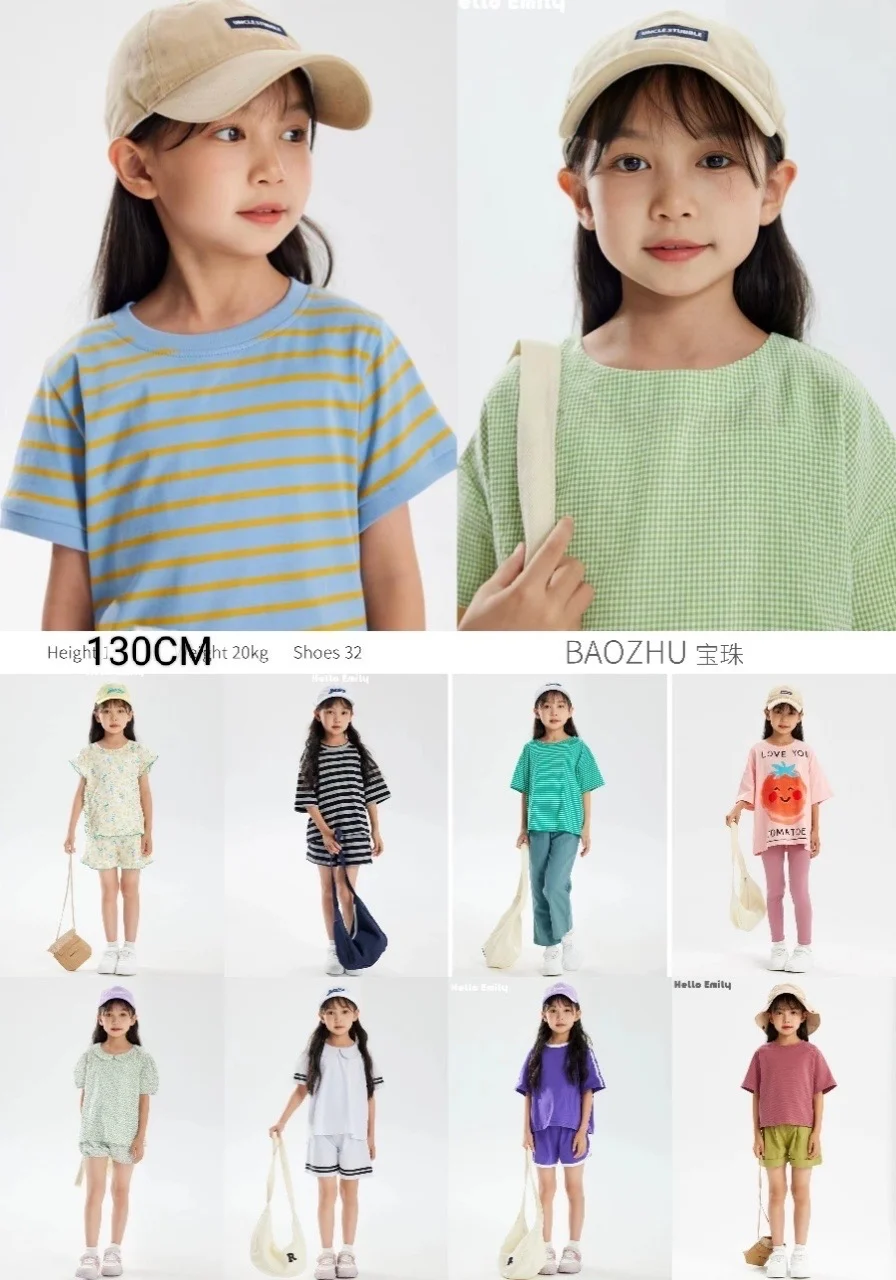 广东130-150女童颜值天花板模卡集合