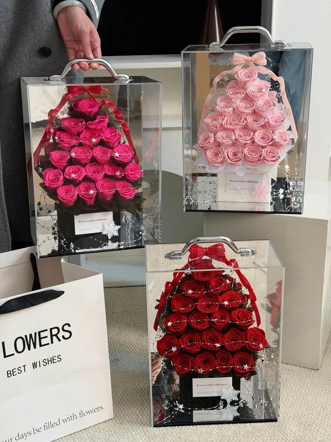 谁懂啊😲 永生花玫瑰让浪漫永不凋谢！