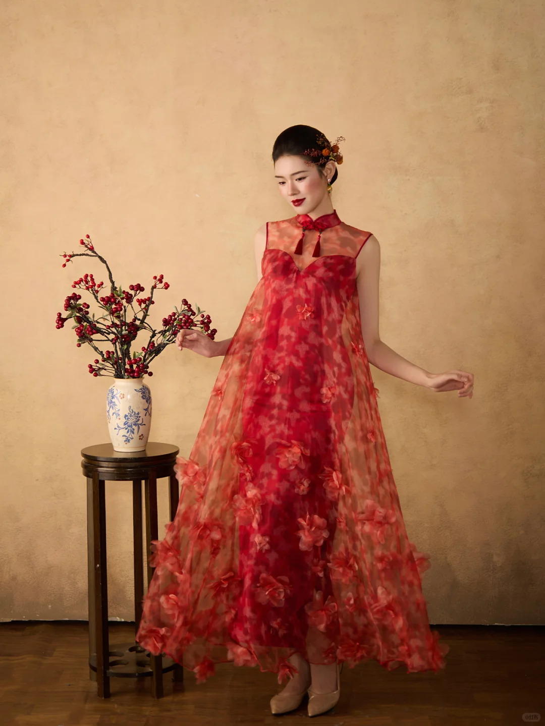 总会迷恋一件红裙｜娇艳热情的绽放🥀