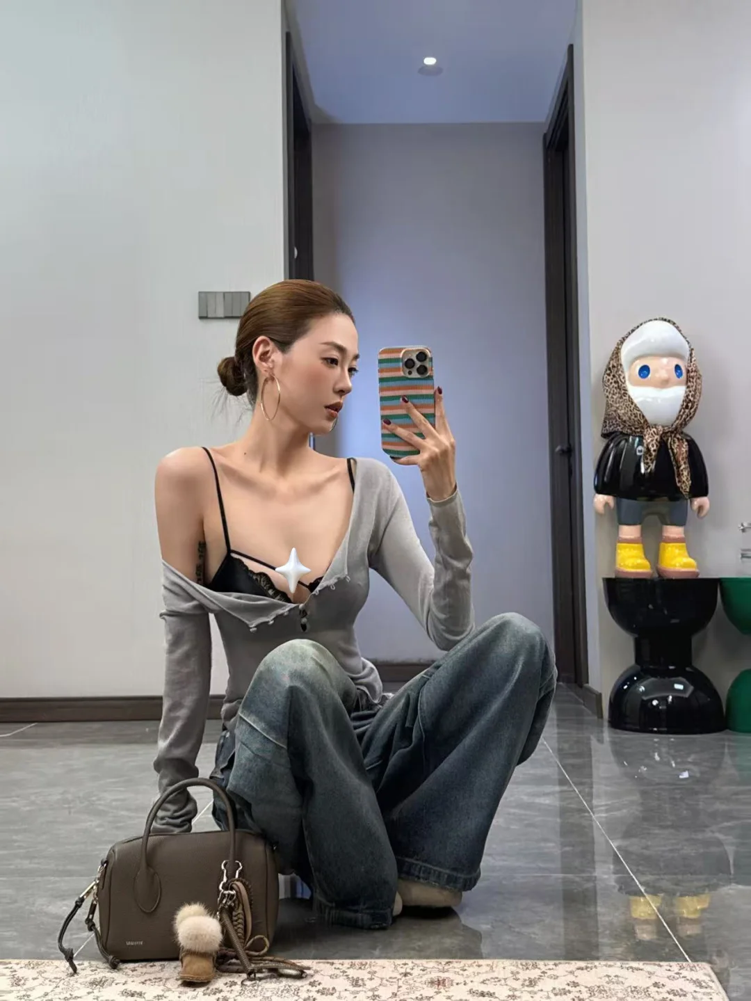 小胸天菜！秋冬叠穿蕾丝内衣的神仙操作🍁