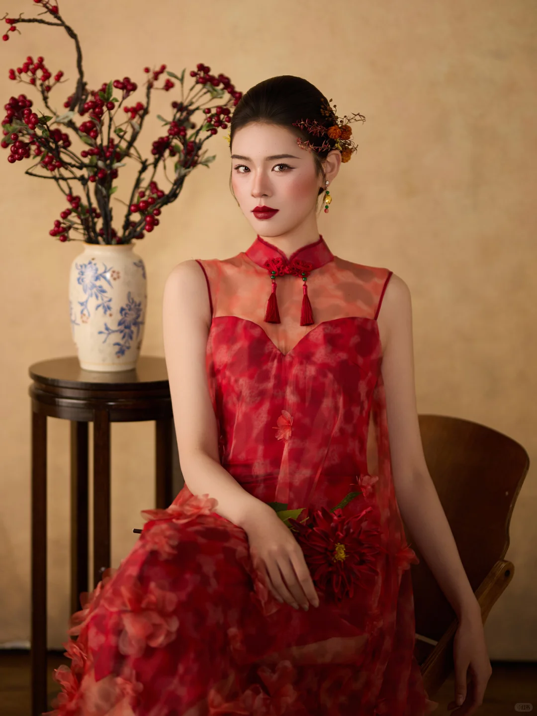 总会迷恋一件红裙｜娇艳热情的绽放🥀