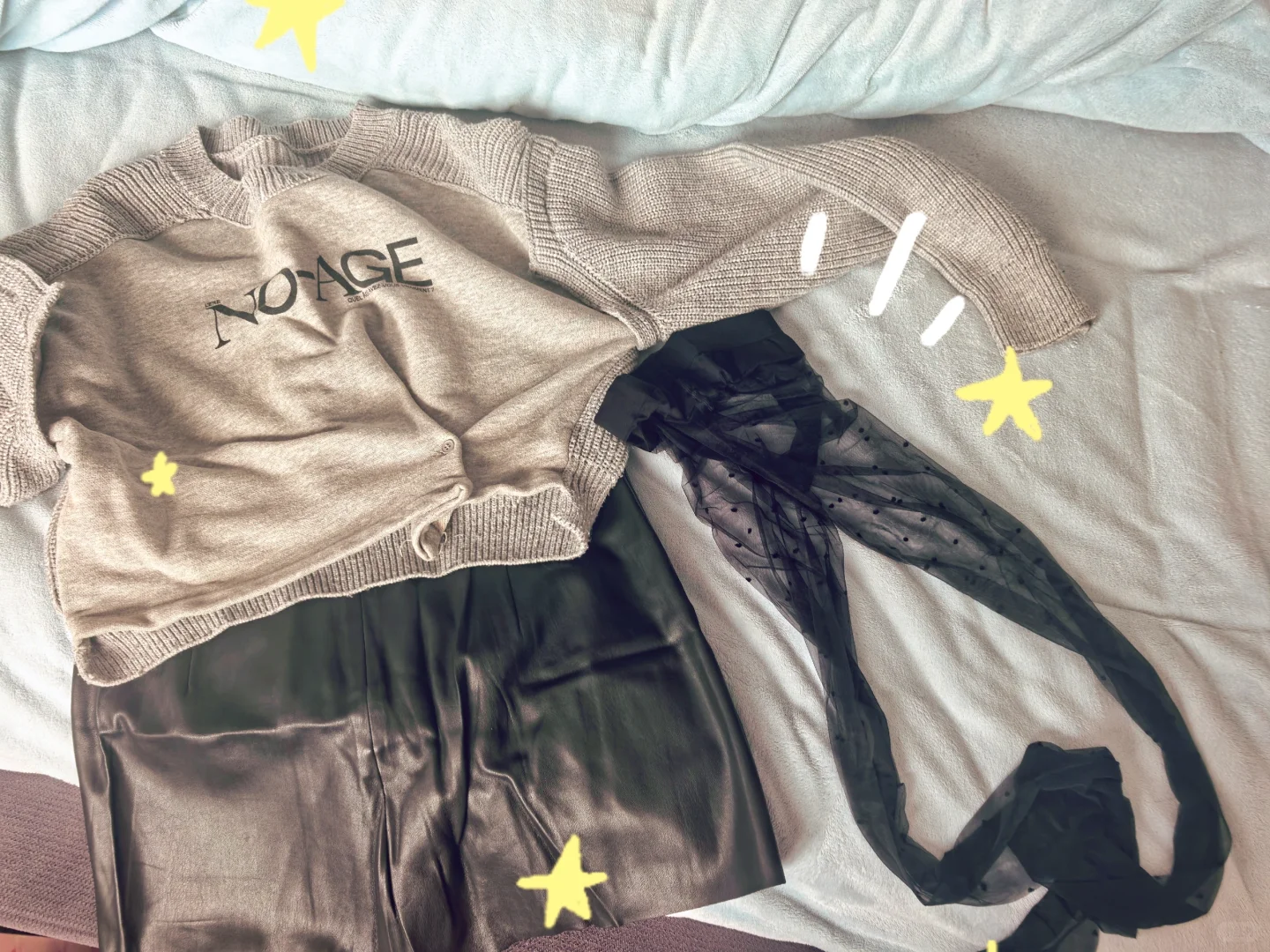 今天是酷飒的美腿穿搭～