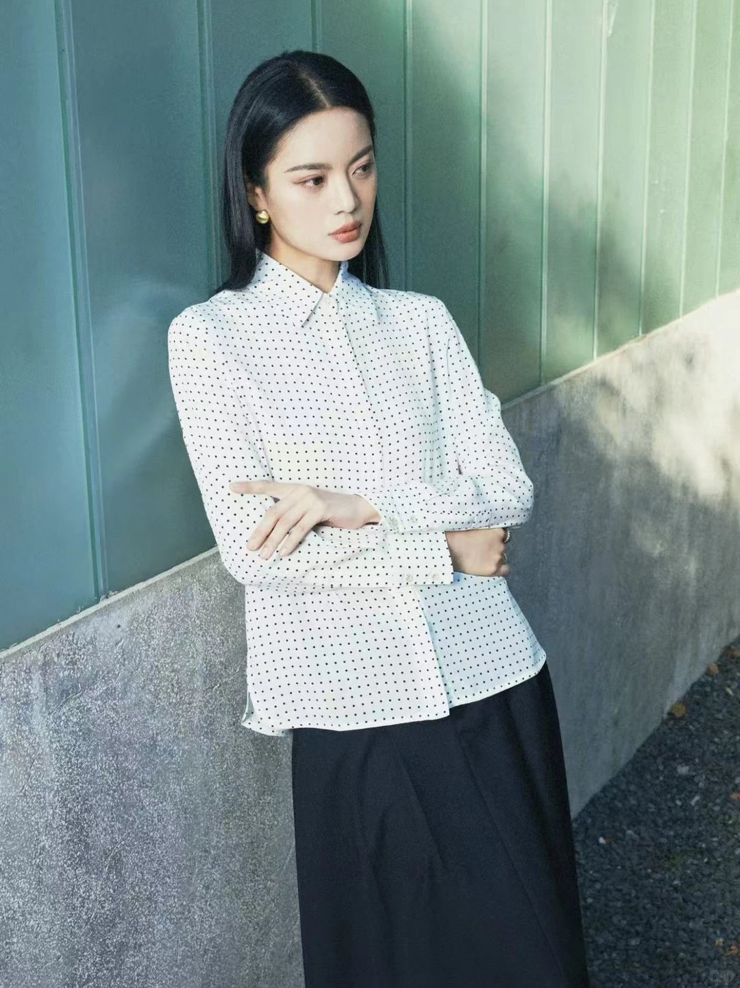 175/49少见的御姐型济南女模