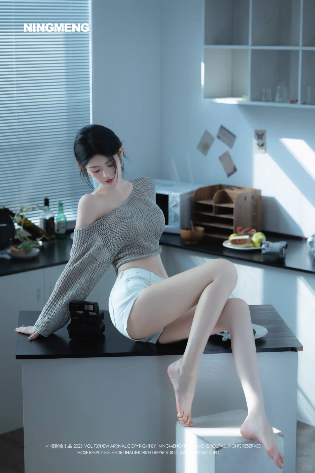 厨房拍照📷居家慵懒风纯欲少女｜杭州写真