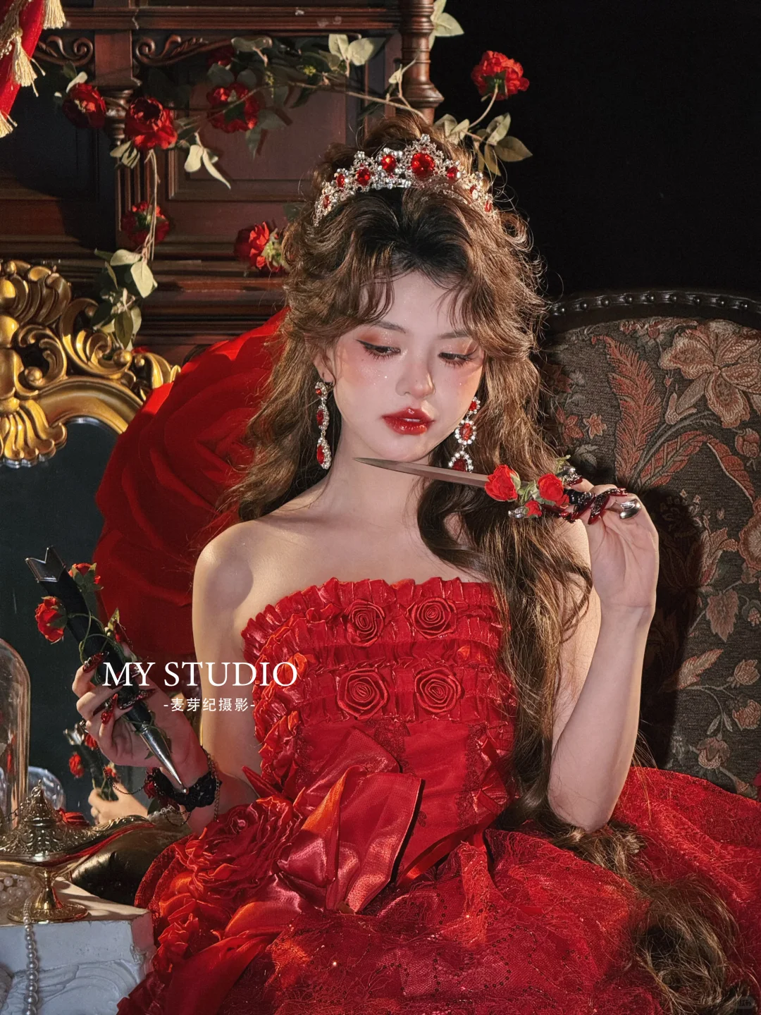 迷失在花园的玫瑰公主🥀油画少女写真