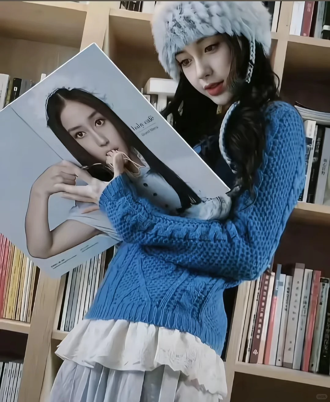 杨颖早期嫩模照封神！这才是天然混血神颜吧