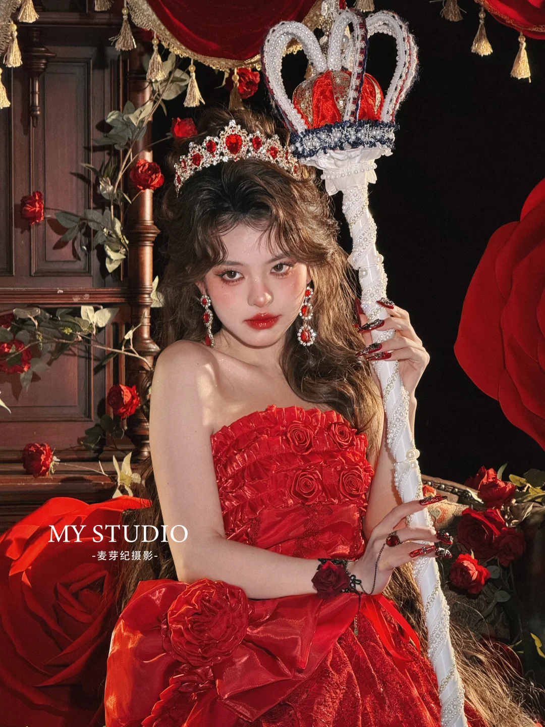 迷失在花园的玫瑰公主🥀油画少女写真