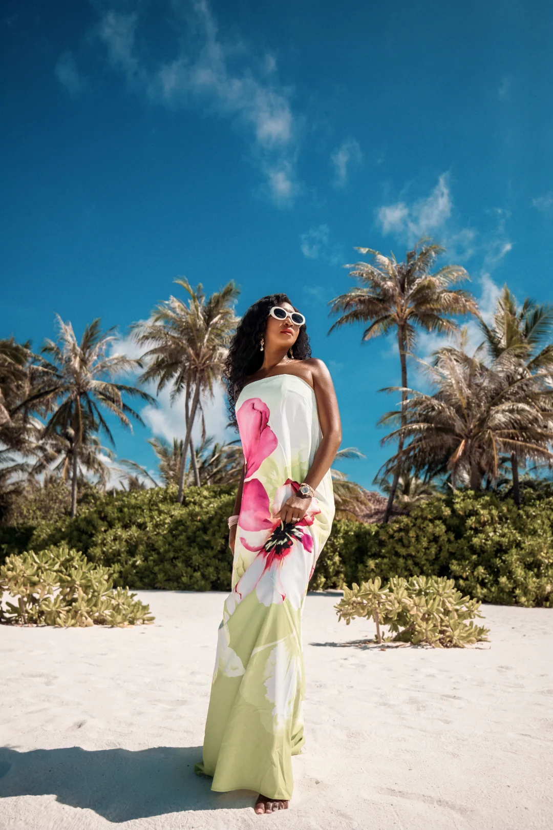 马尔代夫的阳光，拥抱来自伦敦的辣妹