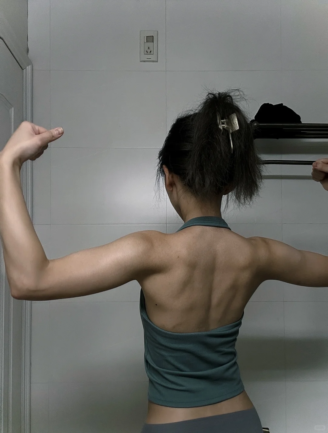 壮壮的大女孩 完美的身材