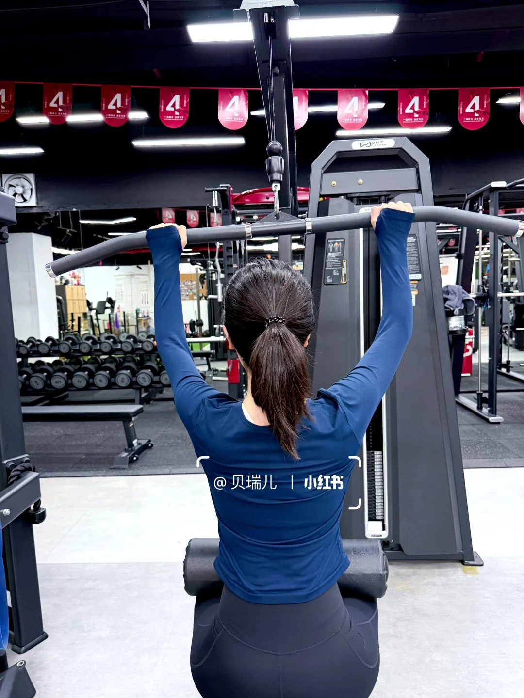 💪健身房实拍：这条瑜伽裤塑形不勒肉❗️