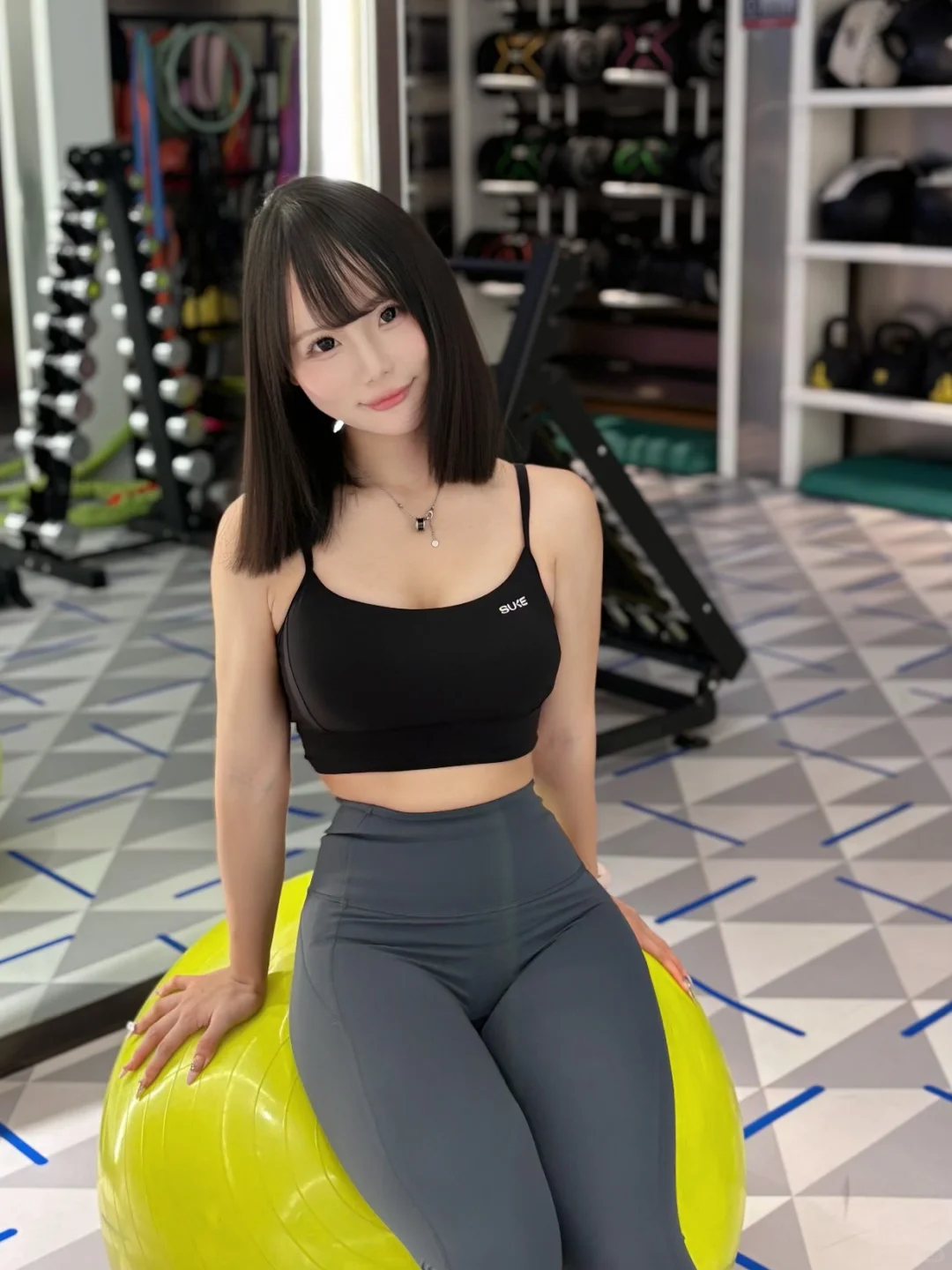 健身女孩的健身穿搭