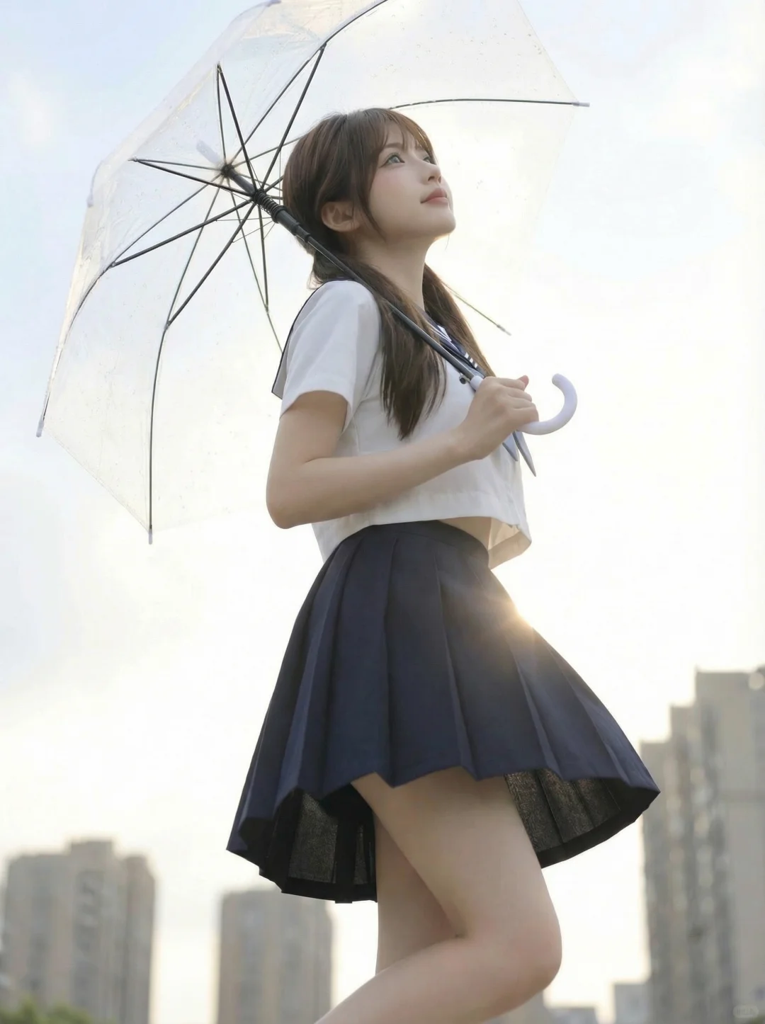 不要放弃下午四点，雨后的阳光更美呢~