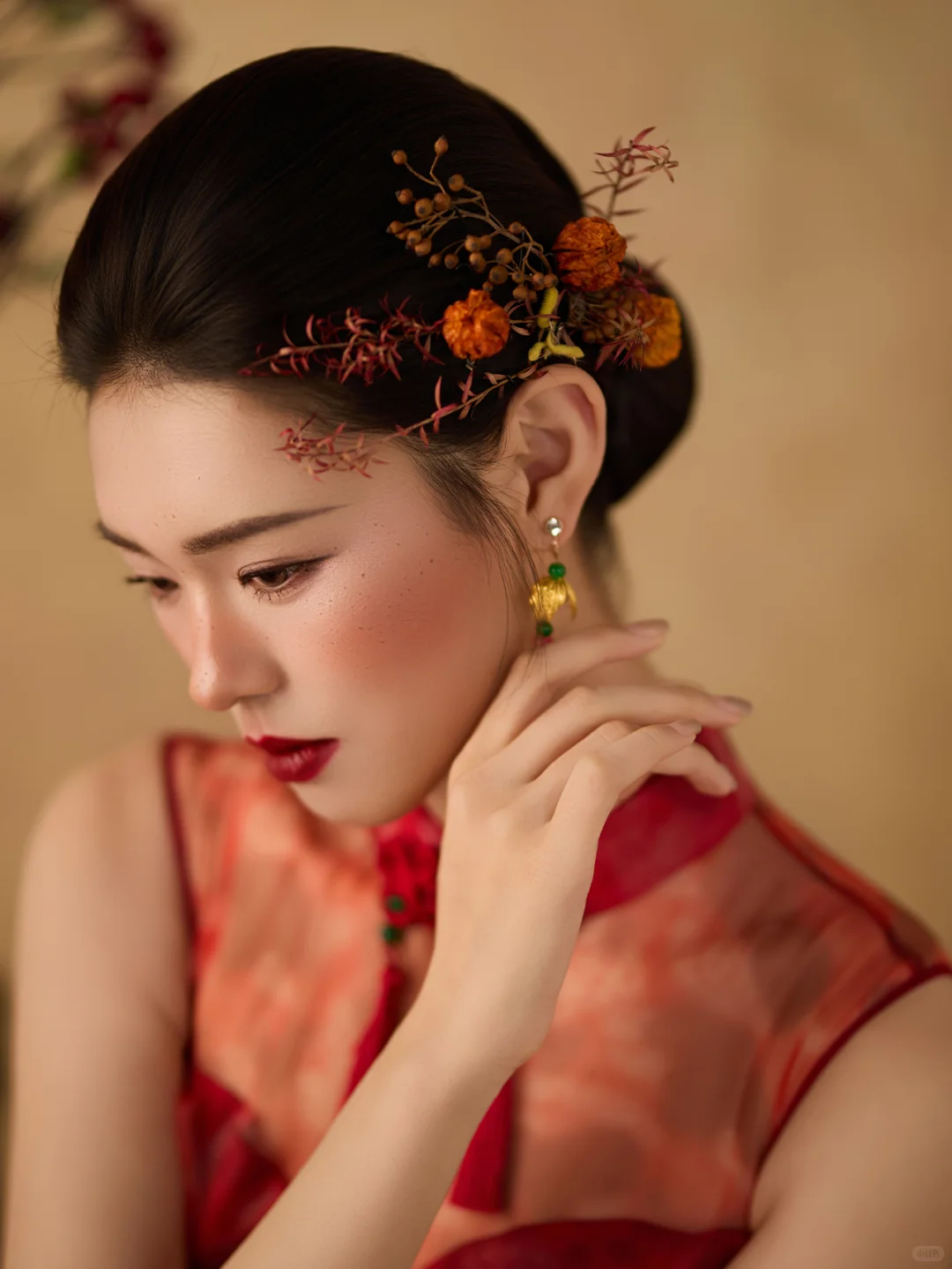 总会迷恋一件红裙｜娇艳热情的绽放🥀