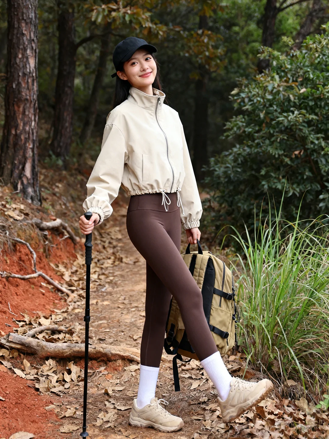 深咖色加绒丨瑜伽裤【ootd】