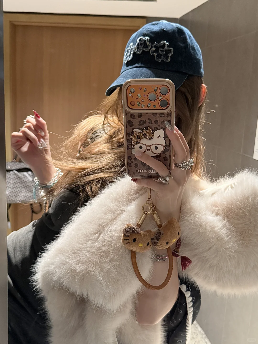 辣妹预警*♡+*.轻朋克亚亚感豹纹kitty好酷辣